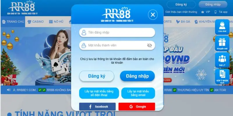 Cách đăng nhập RR88 thuận tiện nhất